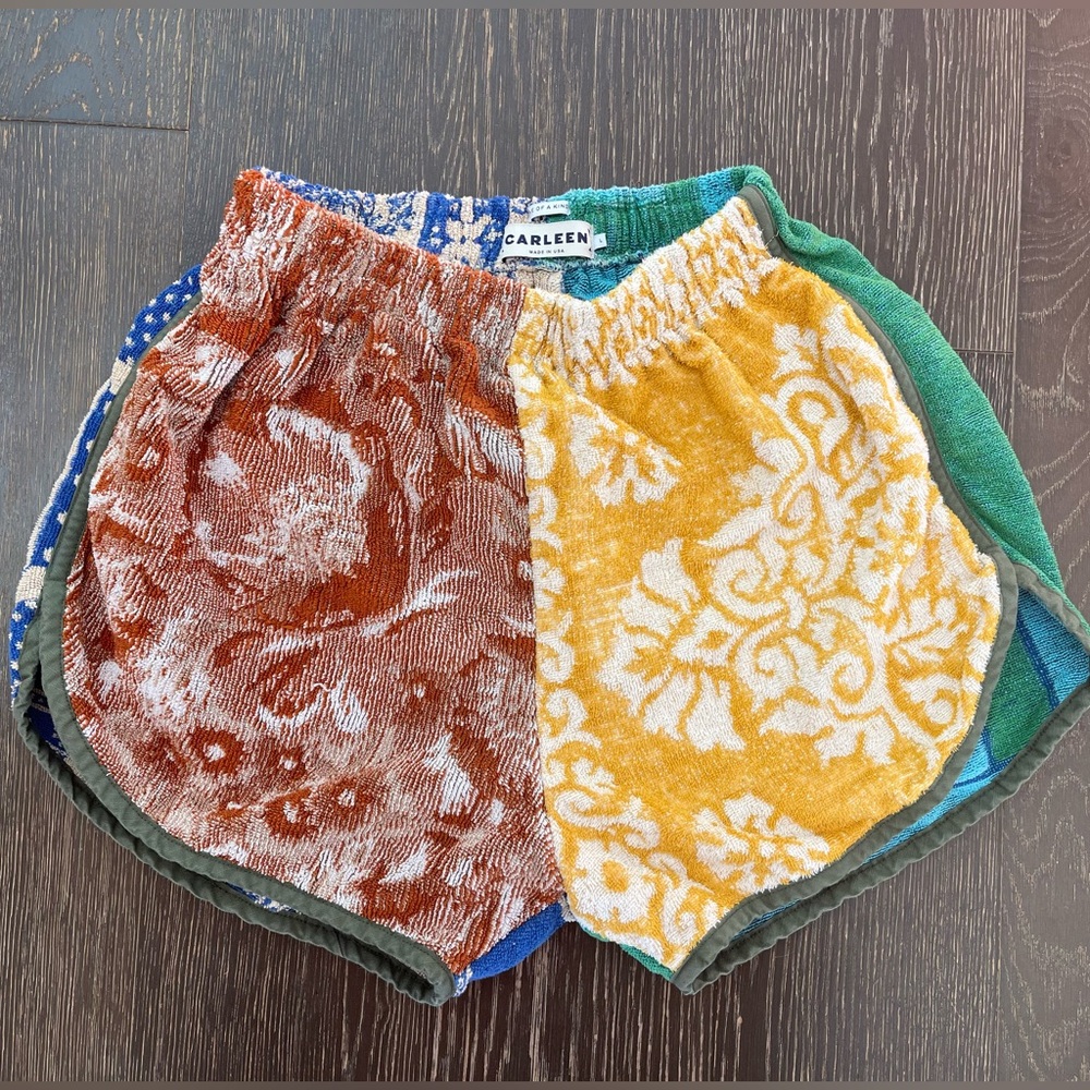 Carleen Towel Track Shorts